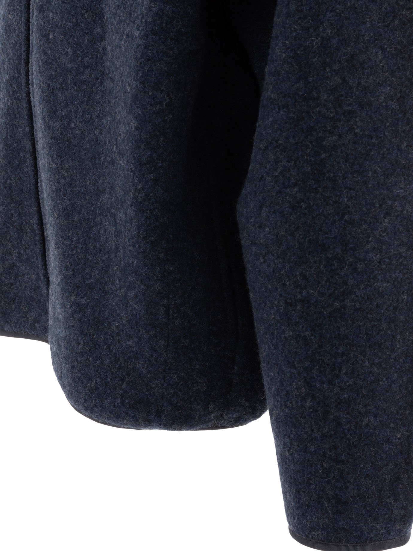 NANAMICA Blue Zipped wool sweater